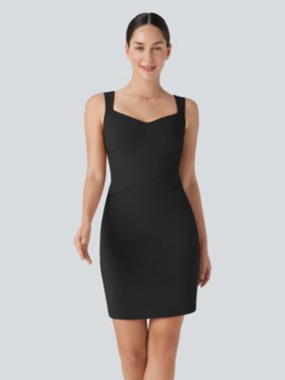 Halara Black Bodycon sleeveless Mini Casual Dress